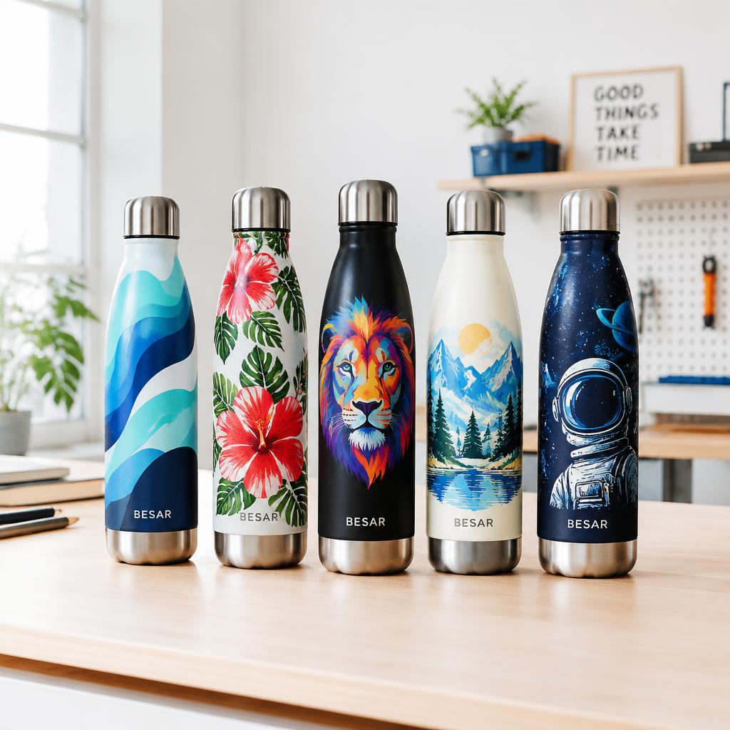 Botellas personalizadas con diseños a todo color