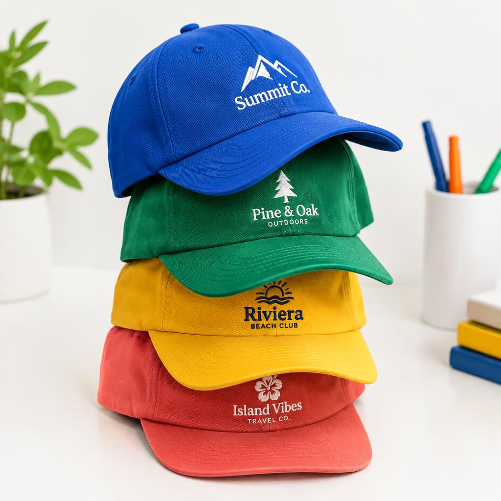 Gorras bordadas con logotipos personalizados